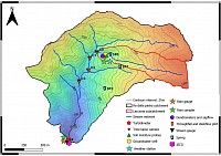 Map of the Re della Pietra catchment